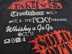 Motley Crue Hollywood Takeover Red Foil Two-Sided T-ShirtBlack Small The Roxy