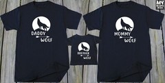 Wolf T-shirt Family Matching Tee Daddy Mommy Baby Grandpa Grandma Uncle Gift