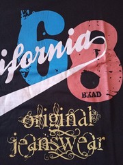 Fantastic Mens Big Size Black Brooklyn California 68 Tee – 2XL 3XL 4XL 5XL 6XL