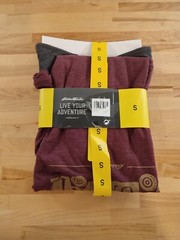 Men’s Eddie Bauer 2 Pack Short Sleeve 1 Graphic & 1 Logo T-Shirt Small Red Gray