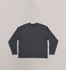 Yeezy Gap L Long Slv T-Shirt Unreleased Season H03 REGULAR DrkGrey STREETWEAR