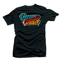 Shirt Match Jordan 9 Dream It Do It sneakers -Dream Chaser Black Tee