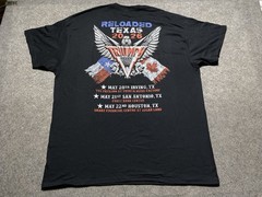 NEW TRIUMPH TEXAS Reloaded 2026 3 Nights Concert Tour XL Blk Rock N Roll Shirt