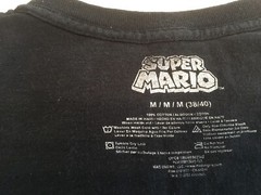 = SUPER MARIO T SHIRT SZ MEDIUM TEE #207