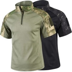 Men camouflage uniform Tactical Shirt Short Sleeve Quick Dry Combat T-Shirt Mili