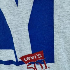 Vintage Levis 501 Shirt Mens XL Gray 90s Screen Stars Single Stitch Made in USA