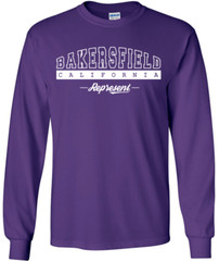 Bakersfield California State T-Shirt Long Sleeve Graphic Tees Unisex Apparel