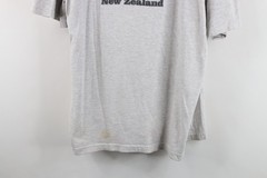 Vintage 90s Streetwear Mens XL Distressed Heavy New Zealand Kiwi Bird T-Shirt
