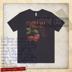 California Cherries Sweet and Wild 1987 Vintage Men’s T-Shirt