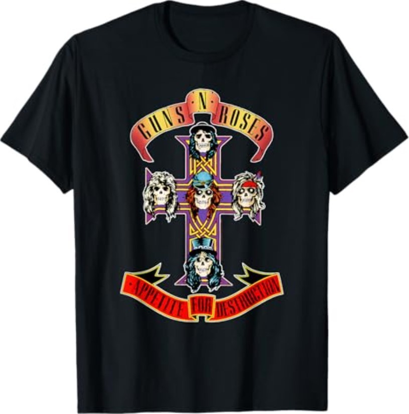 Guns N’ Roses Official Cross T-Shirt