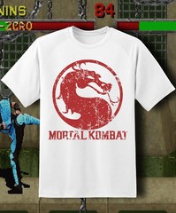 Mortal Kombat Classic Logo Shirt Adult & Youth sizes up to 6XL Fast Ship!!