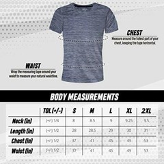Men’s Dry-Fit Active Athletic Crew Neck T Shirts Running Workout