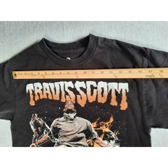 Travis Scott Men’s Medium Utopia Graphic Art Logo Stretch T-Shirt Short Sleeve