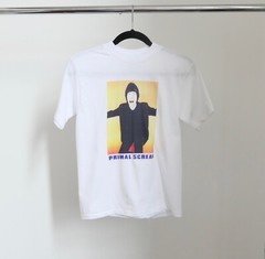 Vintage Primal Scream Band T-shirt -Signed by Mani- Youth L Britpop Stone Roses