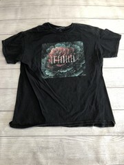 La Familia Shirt Mens Medium Black Floral Graphic Tee Tagless Streetwear