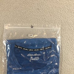 eddie bauer t shirt mand XXL blue freedry active
