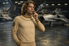 BSG Colonial Warrior Long Sleeve Uniform T-Shirt Galactica | 190GSM Cotton