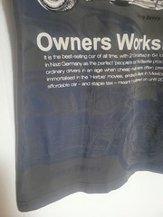 VW Beetle Volkswagen Haynes Owners Workshop Manual Tshirt Size L