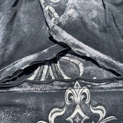 Affliction Men’s T-Shirt XL Vintage y2k grey distressed made in USA