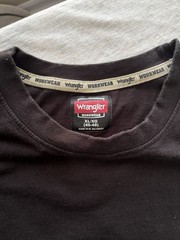 Wrangler Workwear Pocket Tee 2-Pack XL Black Camel Utility Essentials