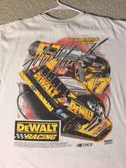 Vintage 2001 Matt Kenseth DeWALT Racing NASCAR T Shirt XL Double Sided M&O Roush