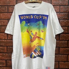 Vintage 90s Peter Max 1994 Fifa Football World Cup Artwork Poster Pop Art T Shir