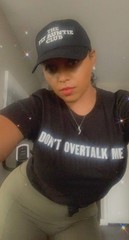 DON’T OVERTALK ME (t-shirt) – tee graphic statement – Black White Grey Red