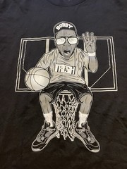 Bobby Fresh Spike Lee Mars Jordan Men’s L Black TShirt NBA Hip Hop