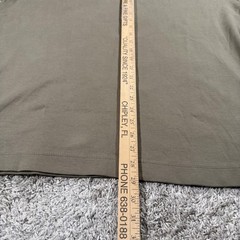 Reserved Supply Shirt Mens XL Green Oversized Stretch Basic Tee Crewneck Tagless
