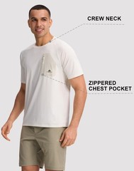 Men’s Quick Dry Shirts Anti-Odor Workout Athletic T-Shirts Lightweight Breath…