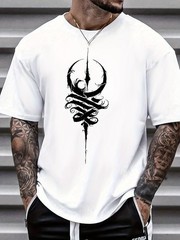 Men’S Stylish Casual Round Neck T-Shirt, Top for Summer Men’S Clothing