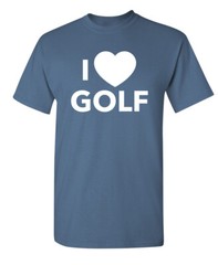 Golf Is Lovely Sarcastic Humor Novelty Super Soft Ring Spun Funny T Shirt