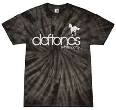 Deftones White Pony Tie-Dye T-Shirt Rock Band Youth & Adult Size Cotton Tee