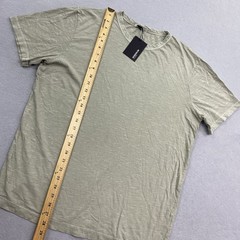 Buck Mason T Shirt Mens Large Tall Limestone Venice Wash Slub Tee Crew Neck