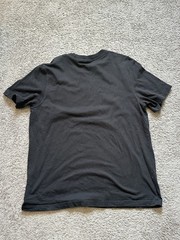 adidas Originals Mens Black Camo Trefoil Graphic Logo Tee Crew Neck Size M