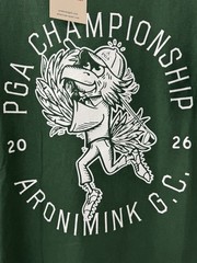 RARE Underdog 2026 PGA Championship Philly Eagles Mascot shirt Aronimink SZ XL