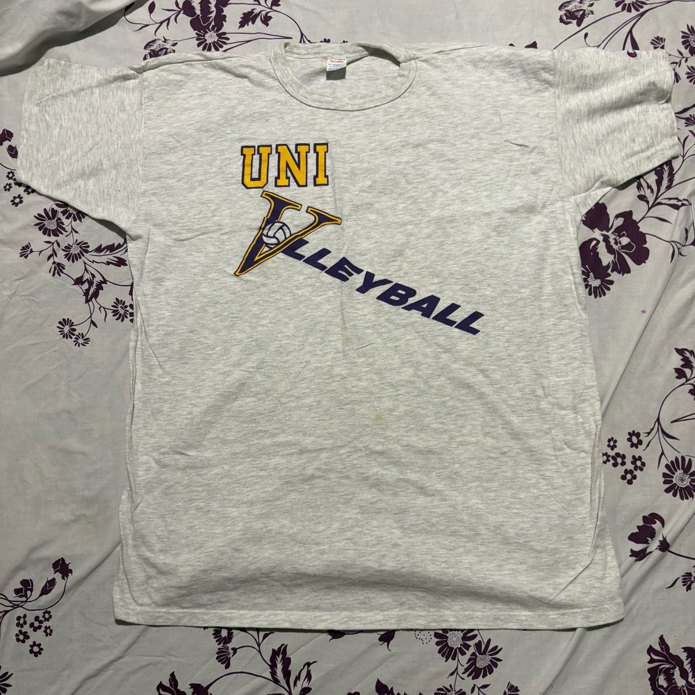 Vintage Champion UNI Volleyball University of Northern Iowa Graphic T-Shirt