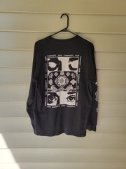 Carhartt WIP Long Sleeve T-Shirt Men’s Small Black Bandana Eyes Graphic Print