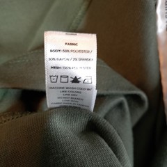 LALABU Dad Shirt Mens Size Large Green Baby Carrier Soothing Kangaroo Pocket
