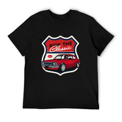 Classic Car Streetwear DTF Graphic Print T Shirt, Size S to 5XL Code 6310-15