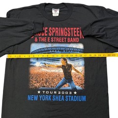 Bruce Springsteen 2003 Shea Stadium Tour Shirt Large Long Sleeve