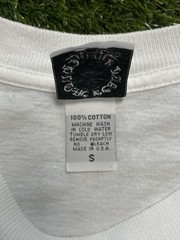 90s vintage old Chrome Hearts authentic Scroll Logo T shirt White size S