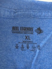 NWT Reel Legends T-shirt Double-Sided Graphics L/S Men’s Size XL