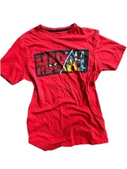 Marvel Spider Man Graphic T Shirt Red Small Superhero Tee Short Sleeve Woman’s