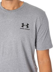 Under Armour Men’s Sportstyle Left Chest T-Shirt, Grey