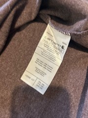 Carhartt Support The Trades Logo Loose Fit T-Shirt Heather Wine XXL
