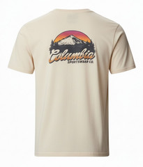 Columbia Men’s CSC Kranston SS Tee | Color = Chalk | Size L & XL