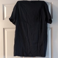 Marvel Universe Men’s Black Cotton Graphic Print Crew Neck T-Shirt Size L
