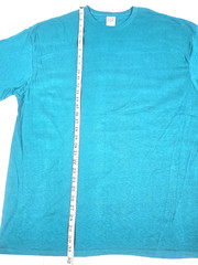 Men’s Crew Neck T Shirts 2XL Delta Pro Weight Teal Blue Cotton 5 Pk Short Sleeve