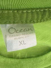 Neon Green Ocean Casino & Resort Atlantic City Light Weight Tee T-Shirt Size XL